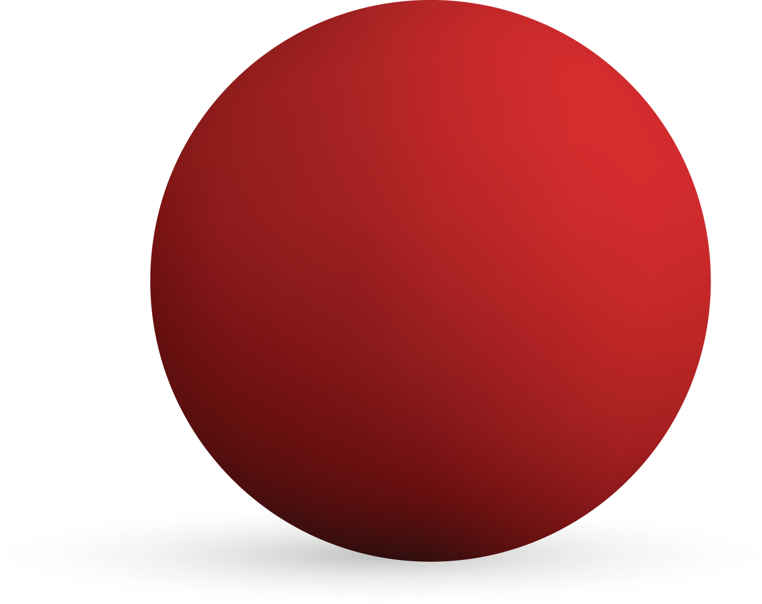 3d Red Ball